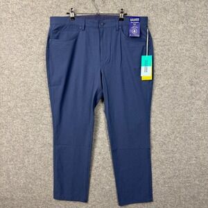Fair Harbor The Compass Pant Mens 35x30 Navy Blue Recycled Performance CPP04-400